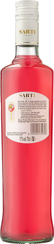 Sarti Rosa 17% - 0,70 l