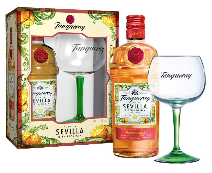 [2336] Tanqueray Gin Flor de Sevilla Sonderedition 41,30% - 0,70 l (GiftBox)