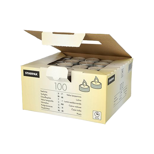 Teelichte · 8 h · weiss Ø 38 mm · 22 mm