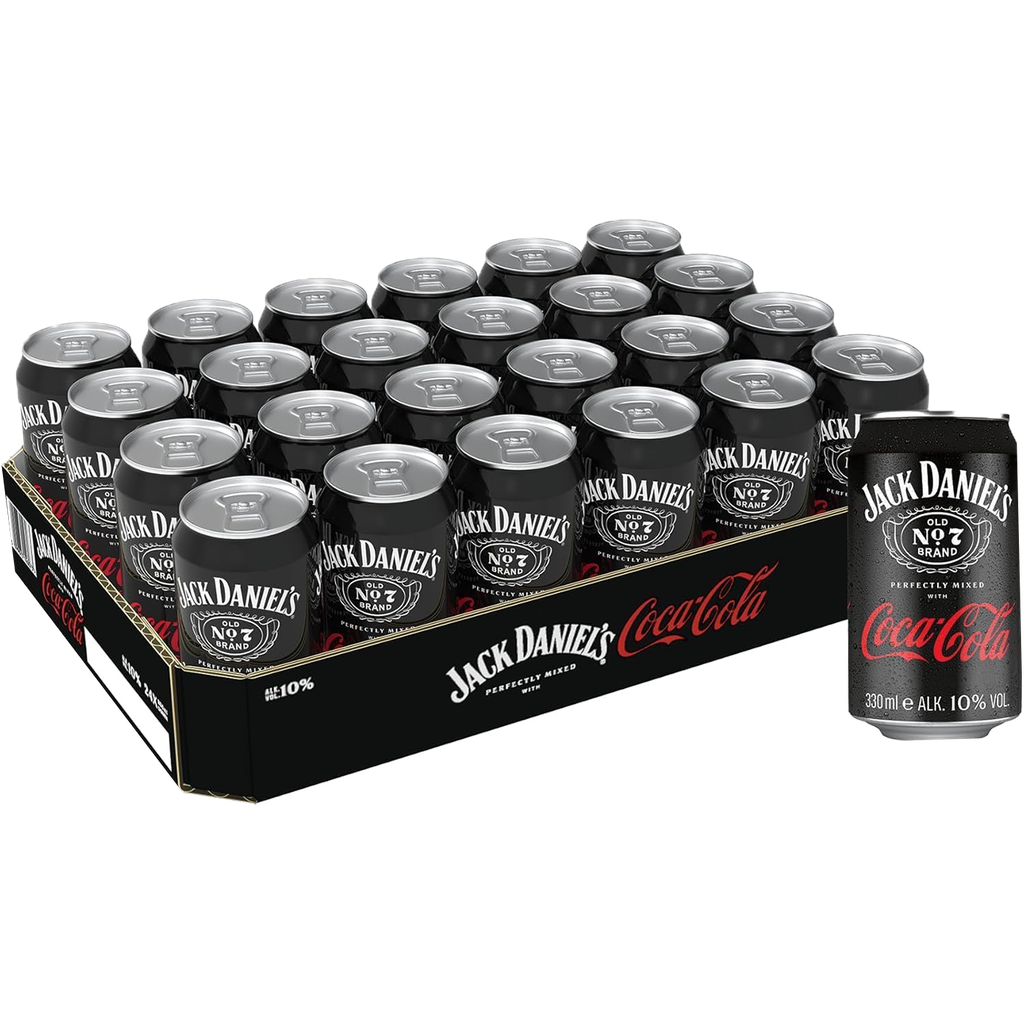[2489] Jack Daniels Whiskey 24 x 330ml Dose