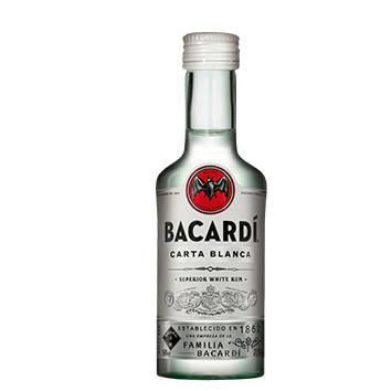 Bacardi Rum Carta Blanca 37,50% (0,05 l)
