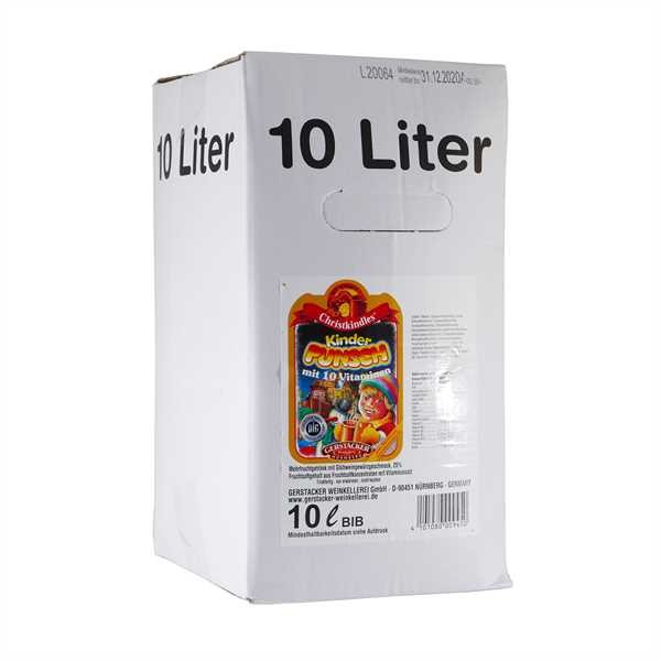 Christkindles Kinderpunsch Glühweine  10 Liter