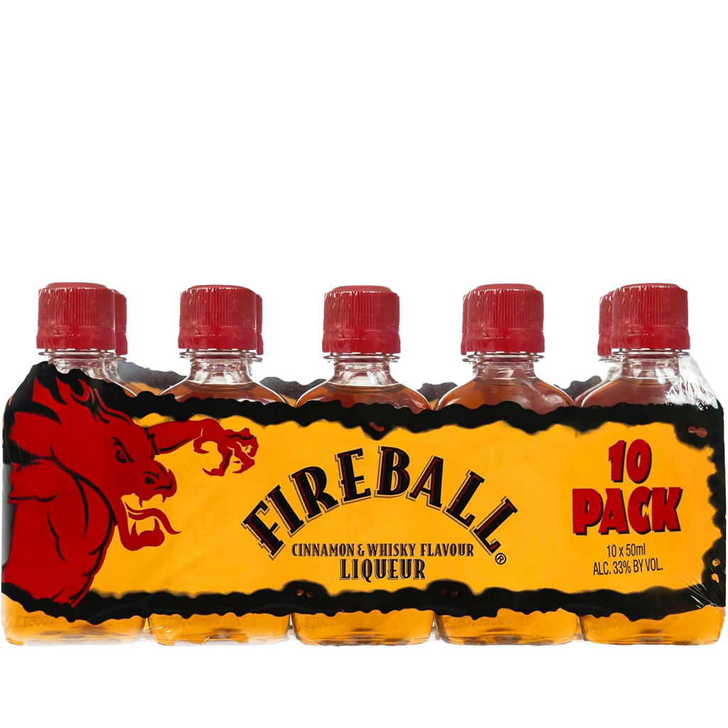 Fireball Whisky Zimtlikör MINI 33% - (10*0,05l)