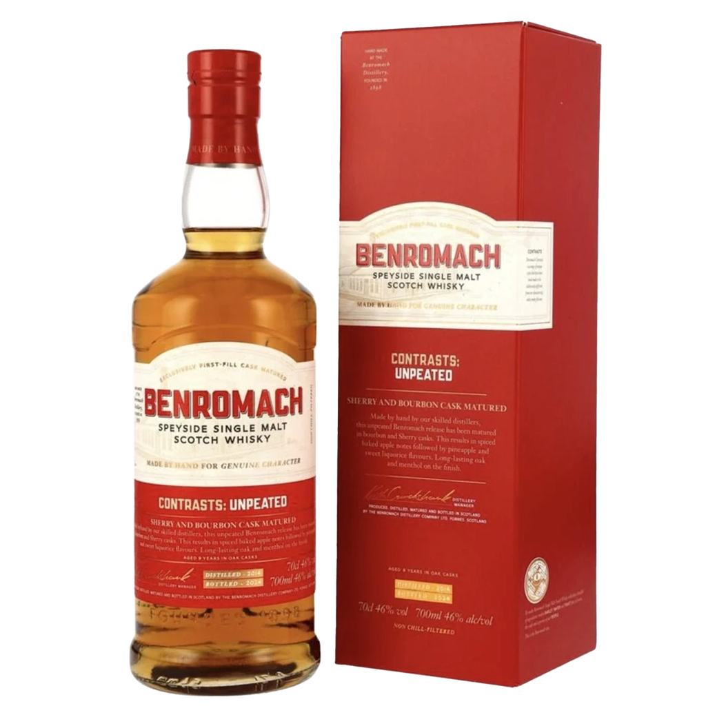 Benromach  upeaded sherry & Borbon Cask 40% - 0,70 l