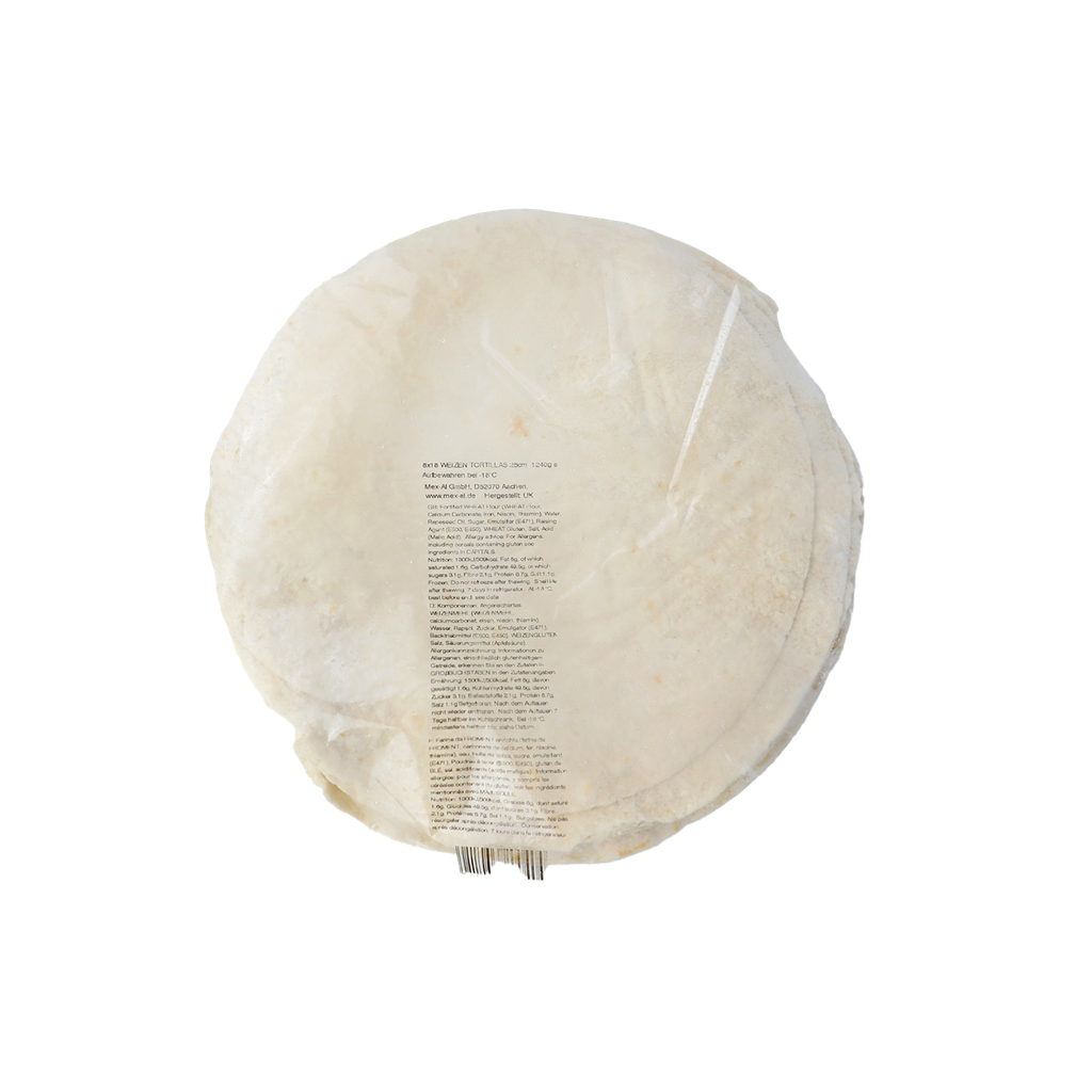 Weizenmehltortillas 10" ( 25cm), 69g 18 Stück