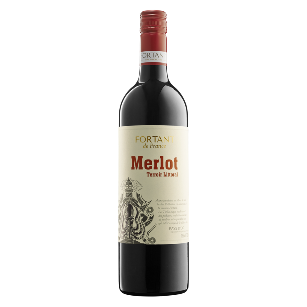 Merlot Terroir Littoral Fortant de France 14% - 0,75 l