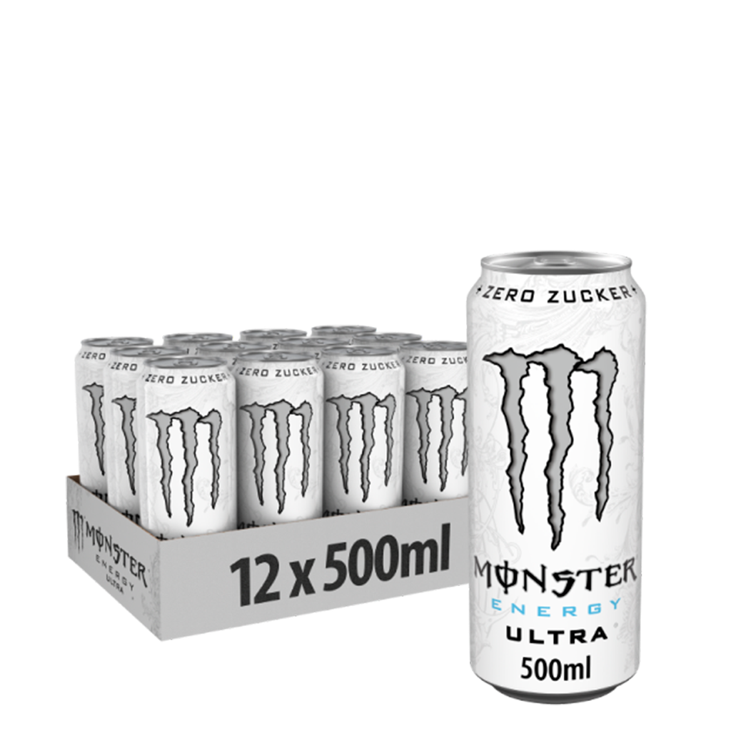 Monster Energie Ultra White Zero 12 x 0,50 l