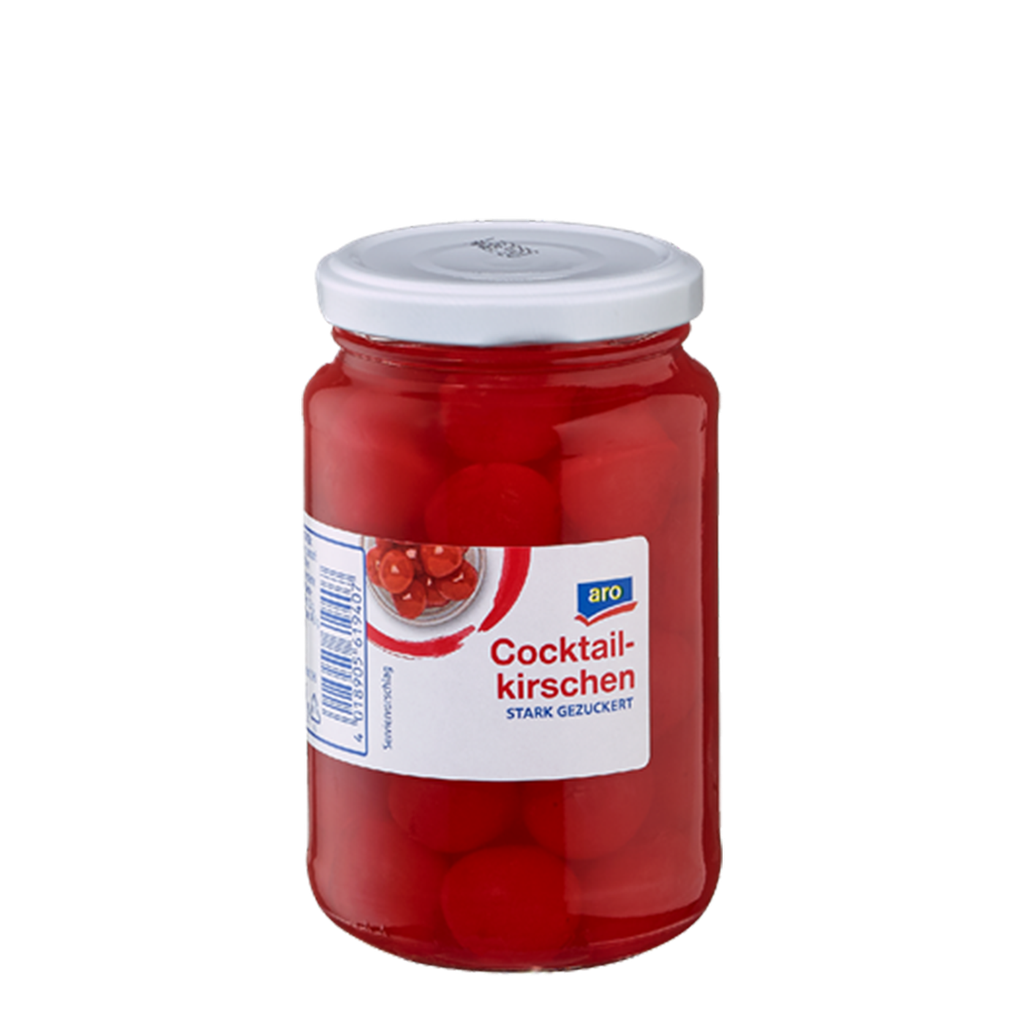 Cocktail Kirschen Glas