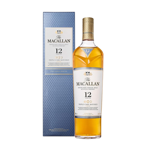 Macallan 12 Tripel Cask Single Malt Scotch Whisky  40% - 0,70 l  